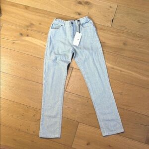 NWT Stella McCartney Kids Light Blue Straight Leg Jeans, size 12